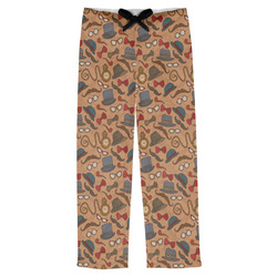 Vintage Hipster Mens Pajama Pants - L