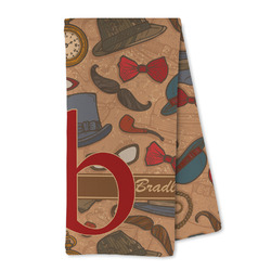 Vintage Hipster Kitchen Towel - Microfiber (Personalized)