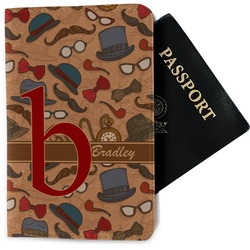 Vintage Hipster Passport Holder - Fabric (Personalized)