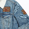 Vintage Hipster Patches Lifestyle Jean Jacket Detail