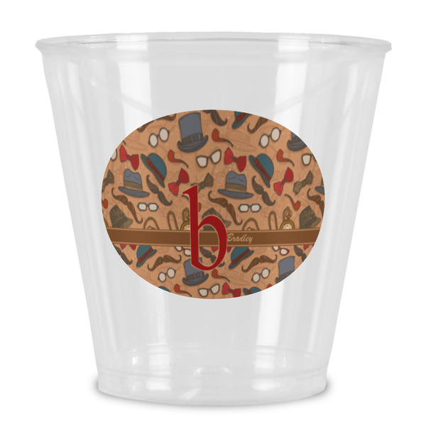 Custom Vintage Hipster Plastic Shot Glass (Personalized)