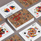 Vintage Hipster Playing Cards - Front & Back View