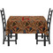 Vintage Hipster Rectangular Tablecloths - Side View