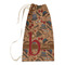 Vintage Hipster Small Laundry Bag - Front View