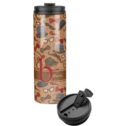 Vintage Hipster Stainless Steel Skinny Tumbler (Personalized)