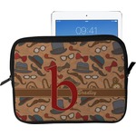 Vintage Hipster Tablet Case / Sleeve - Large (Personalized)