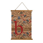 Vintage Hipster Wall Hanging Tapestry - Tall (Personalized)