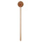 Vintage Hipster Wooden 7.5" Stir Stick - Round - Single Stick