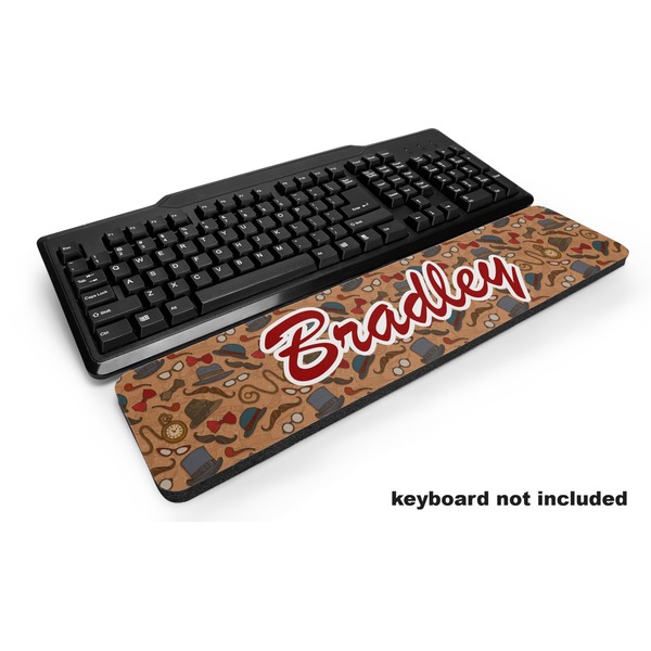 Custom Vintage Hipster Keyboard Wrist Rest (Personalized)