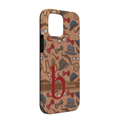 Vintage Hipster iPhone Case - Rubber Lined - iPhone 13 Pro (Personalized)