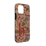 Vintage Hipster iPhone Case - Rubber Lined - iPhone 13 (Personalized)