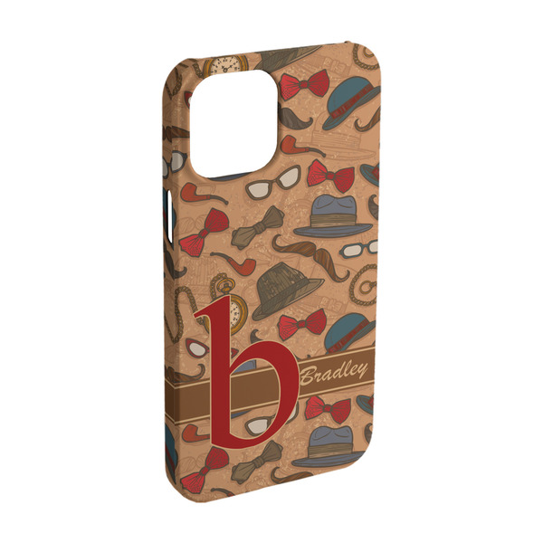 Custom Vintage Hipster iPhone Case - Plastic - iPhone 15 (Personalized)