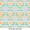 Teal Ribbons & Labels 1" Multipurpose Round Labels - Sheet