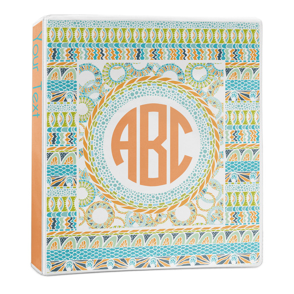 Custom Teal Ribbons & Labels 3-Ring Binder - 1 inch (Personalized)