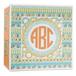 Teal Ribbons & Labels 3-Ring Binder - 2 inch (Personalized)