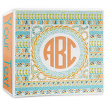 Teal Ribbons & Labels 3-Ring Binder - 3 inch (Personalized)