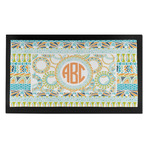 Teal Ribbons & Labels Bar Mat - Small (Personalized)