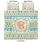 Teal Ribbons & Labels Comforter Set - King - Approval