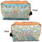 Teal Ribbons & Labels Dopp Kit - Approval