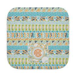 Teal Ribbons & Labels Face Towel (Personalized)