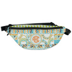 Teal Ribbons & Labels Fanny Pack - Classic Style (Personalized)