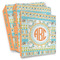 Teal Ribbons & Labels Full Wrap Binders - PARENT/MAIN