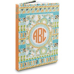 Teal Ribbons & Labels Hardbound Journal - 5.75" x 8" (Personalized)