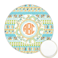 Teal Ribbons & Labels Printed Cookie Topper - 2.5" (Personalized)