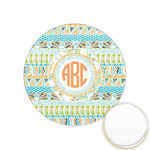 Teal Ribbons & Labels Printed Cookie Topper - 1.25" (Personalized)