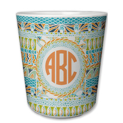 Teal Ribbons & Labels Plastic Tumbler 6oz (Personalized)