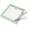 Teal Ribbons & Labels Notepad - Main