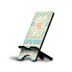 Teal Ribbons & Labels Cell Phone Stand (Personalized)