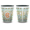 Teal Ribbons & Labels Shot Glass - Two Tone - APPROVAL