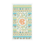 Teal Ribbons & Labels Guest Paper Towels - Full Color - Standard (Personalized)