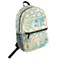 Teal Ribbons & Labels Student Backpack Front