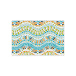 Teal Ribbons & Labels Small Tissue Papers Sheets - Heavyweight