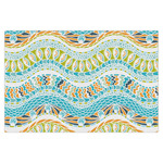 Teal Ribbons & Labels X-Large Tissue Papers Sheets - Heavyweight