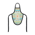 Teal Ribbons & Labels Bottle Apron (Personalized)