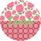 Roses 1" Multipurpose Round Labels - Single Sticker