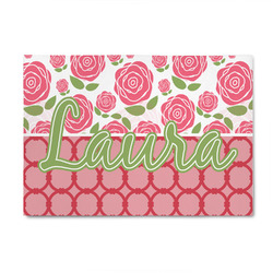 Roses 4' x 6' Indoor Area Rug (Personalized)