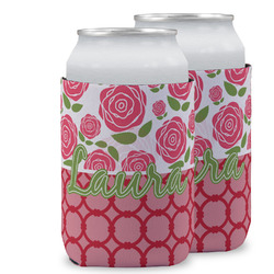 Roses Can Cooler (12 oz) w/ Name or Text