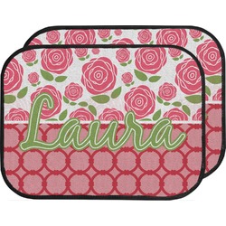 Roses Car Floor Mats (Back Seat) (Personalized)