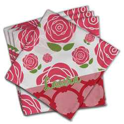 Roses Cloth Napkins (Set of 4) (Personalized)