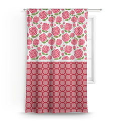 Roses Curtain Panel - Custom Size