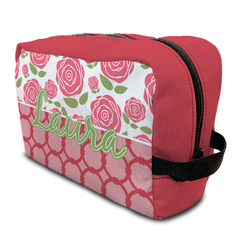 Roses Toiletry Bag / Dopp Kit (Personalized)