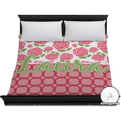 Roses Duvet Cover - King (Personalized)