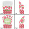 Roses French Fry Favor Box - Front & Back View