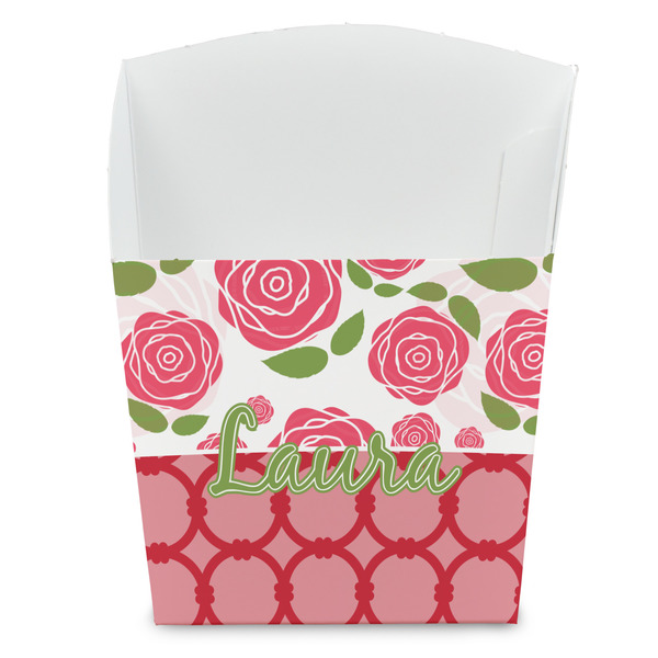 Custom Roses French Fry Favor Boxes (Personalized)