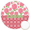 Roses Icing Circle - Large - Front