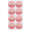 Roses Icing Circle - Medium - Set of 8